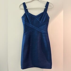 BCBGMaxAzria Navy Cocktail Dress